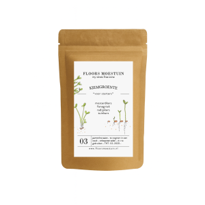 Moestuin zaden kiemgroente - zadenpakket